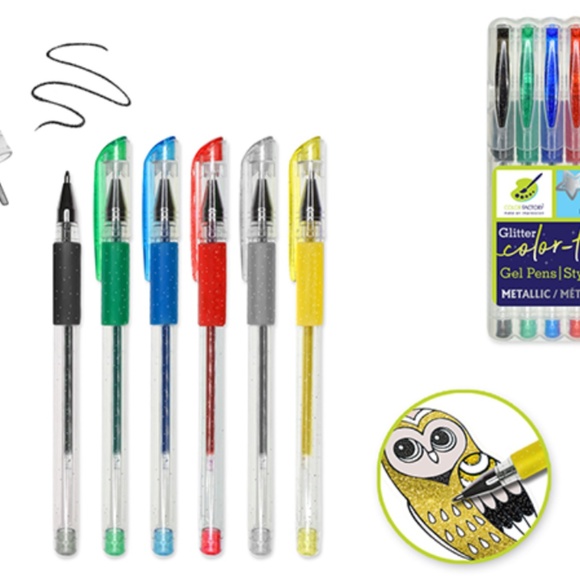 16 pieces Colored and Metallic Gel Pens Multi Colors - Picture 6 of 7